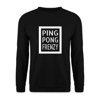 table tennis table tennis rules - Unisex Pullover - Schwarz - Vorne - Alina (178cm) & Michal (187cm)