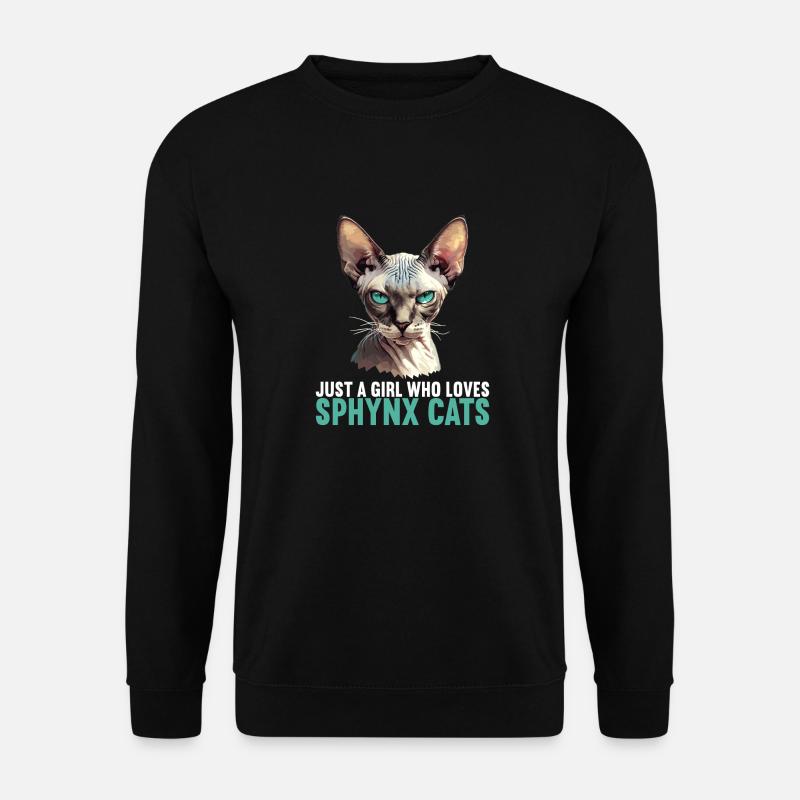 Chaton Sphynx Chat Sphynx - Sweat-shirt Unisexe - noir