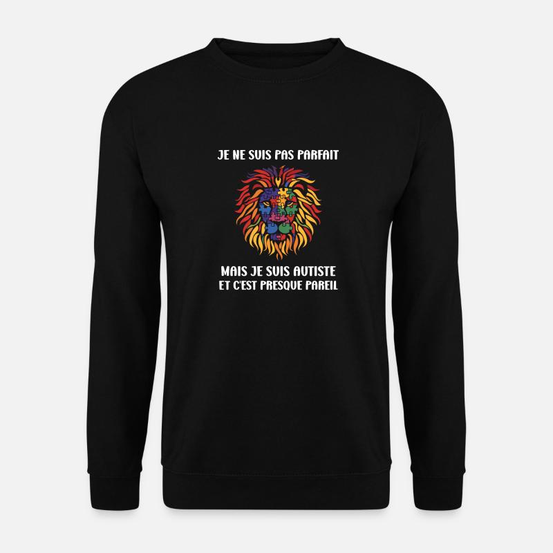 sensibilisation a l'autisme autiste - Sweat-shirt Unisexe - noir