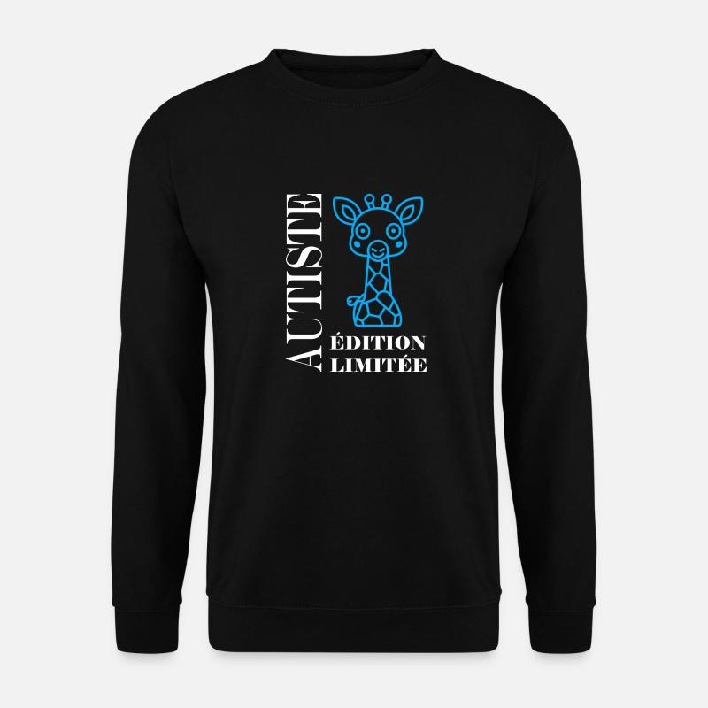 sensibilisation à l'autisme autiste - Sweat-shirt Unisexe - noir