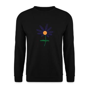 Teach Love Inspire Teachers Inspirational Teacher - Unisex Sweatshirt - black - Front - Alina (178cm) & Michal (187cm)