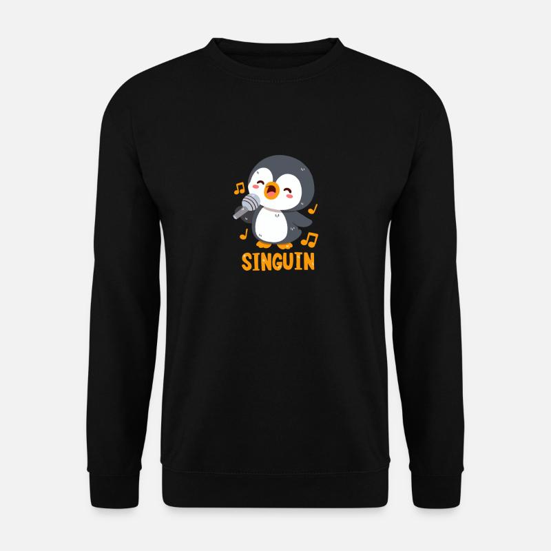 Singing Penguin: Singuin - Unisex Sweatshirt - black