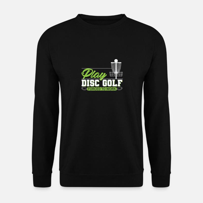Jouer au Disc Golf - Sweat-shirt Unisexe - noir