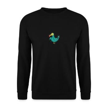 Dodo Birds Mauritius - Unisex Sweatshirt - black - Front - Alina (178cm) & Michal (187cm)