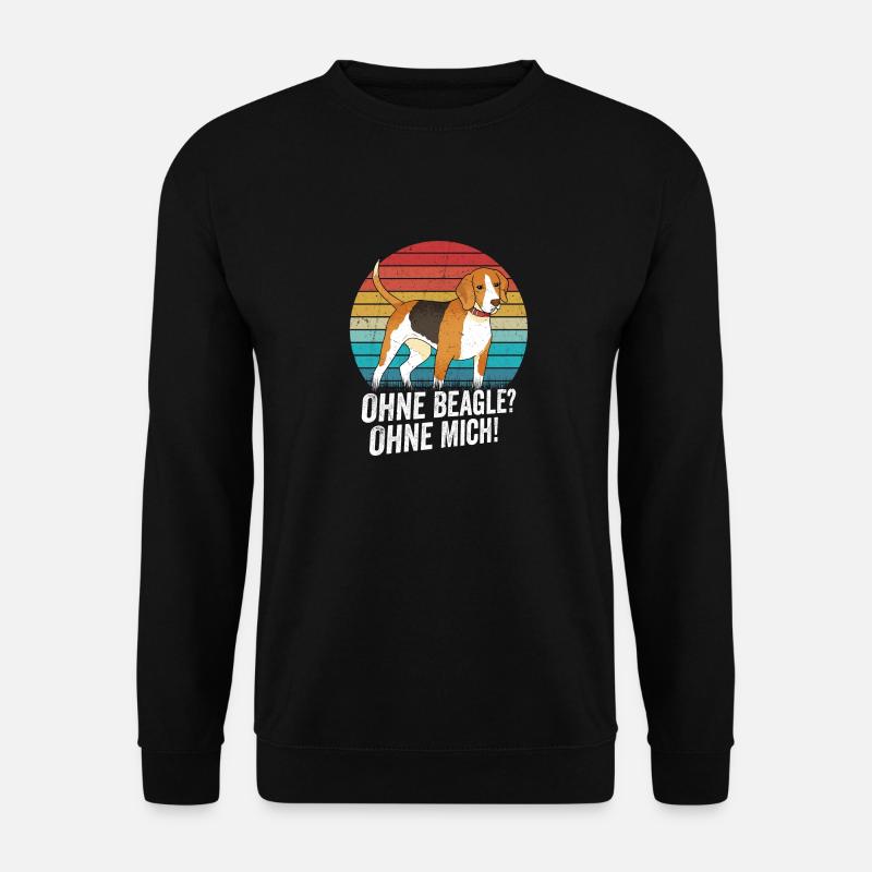 Sans beagle ? Sans moi ! - Sweat-shirt Unisexe - noir