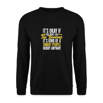 Tap Dance Teacher Tap Dancer Tap Dance - Unisex Sweatshirt - black - Front - Alina (178cm) & Michal (187cm)