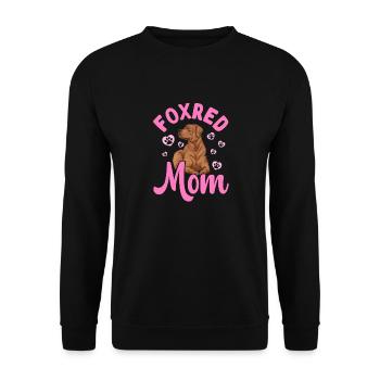 Fuchsroter Labrador Retriever Fox Red Labrador - Unisex Sweatshirt - black - Front - Alina (178cm) & Michal (187cm)