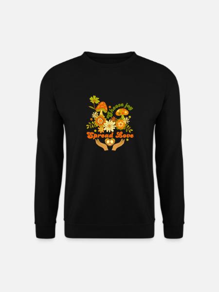 Choose joy, Spread love - Unisex Sweatshirt - black