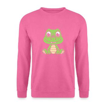 Crocodile - Unisex Sweatshirt - pink - Front