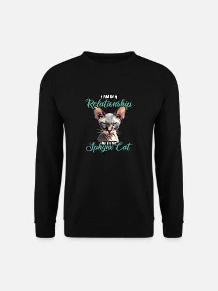 Sphynx Kätzchen Sphynx Katze - Unisex Pullover - Schwarz