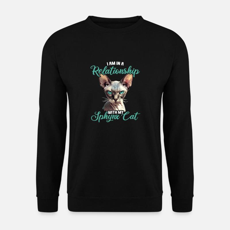 Chaton Sphynx Chat Sphynx - Sweat-shirt Unisexe - noir