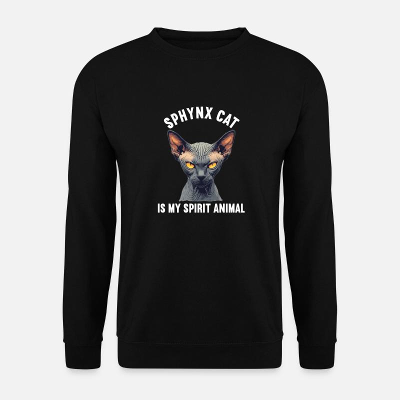 Sphynx Kätzchen Sphynx Katze - Unisex Pullover - Schwarz