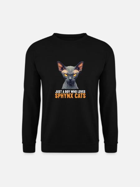 Sphynx Kitten Sphynx Cat - Unisex Sweatshirt - black