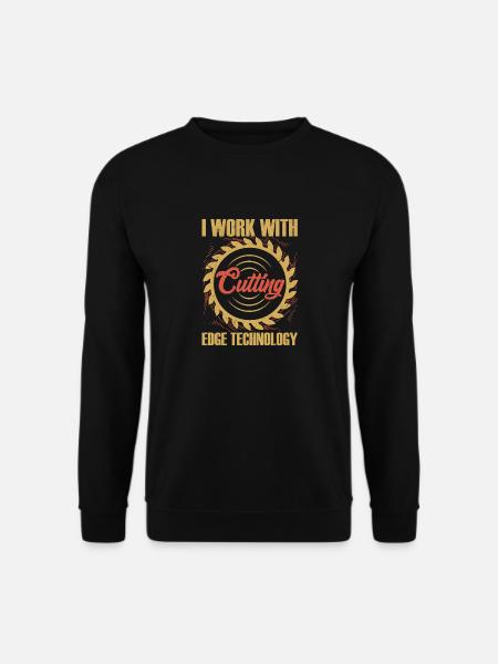 Menuiserie Tech Guru - Travailler avec les meilleurs - Sweat-shirt Unisexe - noir