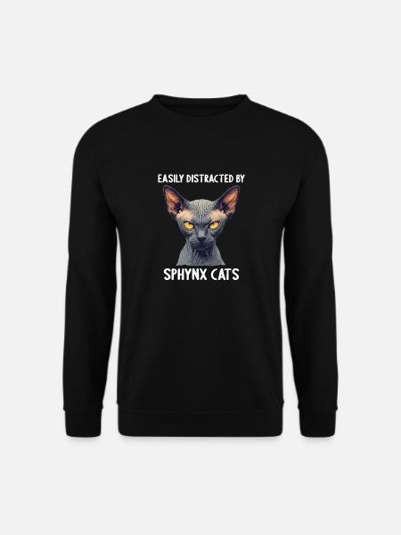 Chaton Sphynx Chat Sphynx - Sweat-shirt Unisexe - noir