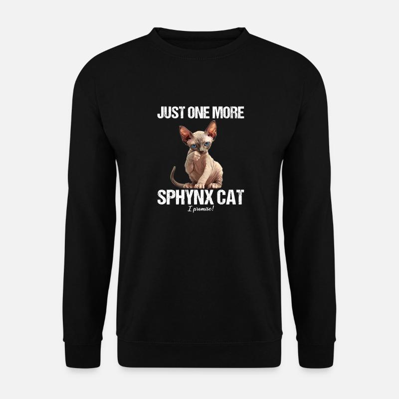 Sphynx Kätzchen Sphynx Katze - Unisex Pullover - Schwarz