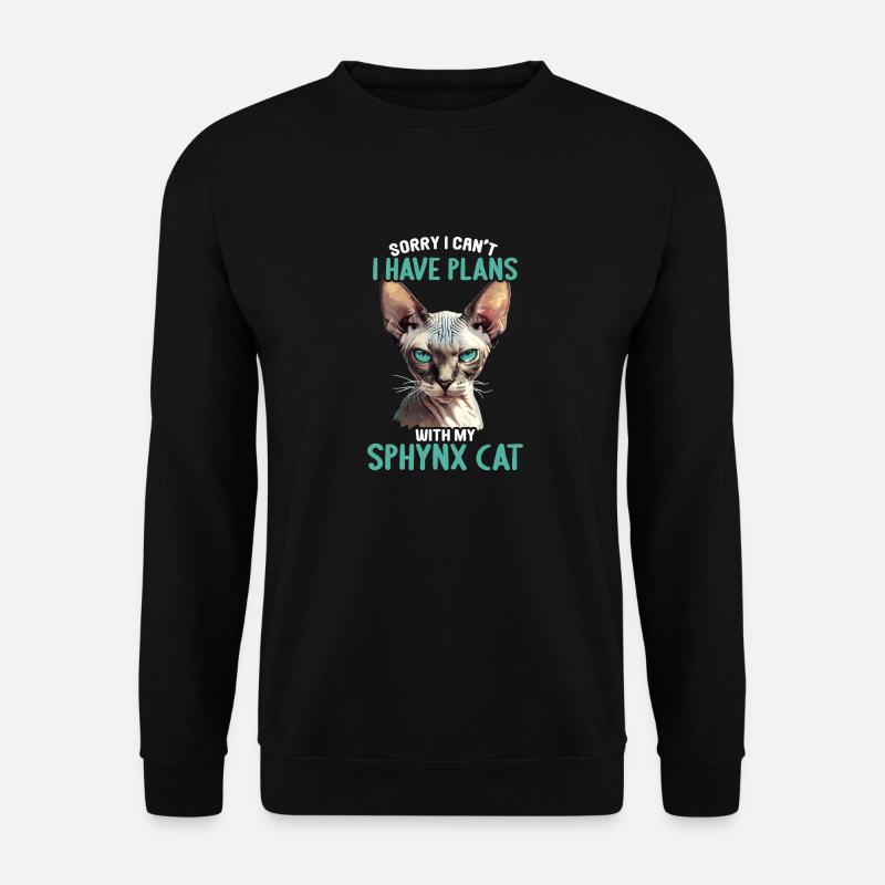 Chaton Sphynx Chat Sphynx - Sweat-shirt Unisexe - noir
