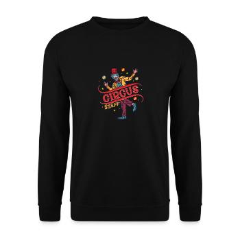 Cirque Personnel Costume Thème Party Actes - Sweat-shirt Unisexe - noir - Devant - Alina (178cm) & Michal (187cm)