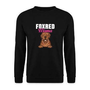 Fuchsroter Labrador Retriever Fox Red Labrador - Unisex Pullover - Schwarz - Vorne - Alina (178cm) & Michal (187cm)