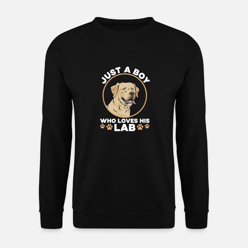 Labrador Retriever jaune - Sweat-shirt Unisexe - noir