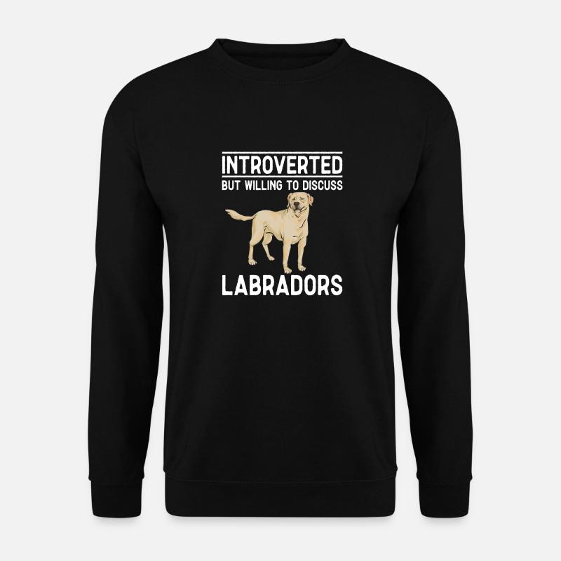 Yellow Labrador Retriever - Unisex Sweatshirt - black