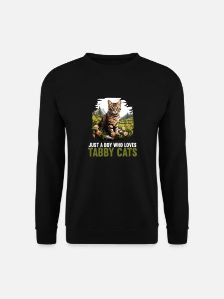 Tabby Kitten Tabby Cat - Unisex Sweatshirt - black