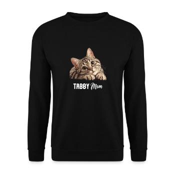 Chaton tigré chat tigré - Sweat-shirt Unisexe - noir - Devant - Alina (178cm) & Michal (187cm)