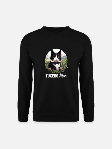 Tuxedo Kitten Tuxedo Cat - Unisex Sweatshirt - black