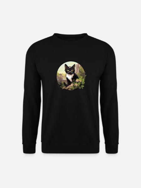 Tuxedo Chaton Tuxedo Cat - Sweat-shirt Unisexe - noir