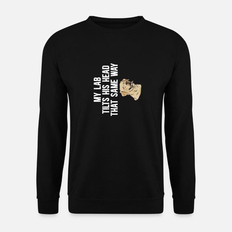 Labrador Retriever jaune - Sweat-shirt Unisexe - noir