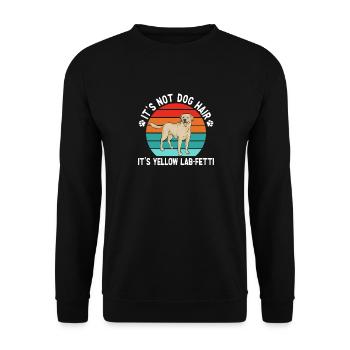 Yellow Labrador Retriever - Unisex Sweatshirt - black - Front - Alina (178cm) & Michal (187cm)