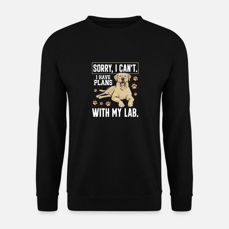 Yellow Labrador Retriever - Unisex Sweatshirt - black
