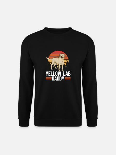 Yellow Labrador Retriever - Unisex Sweatshirt - black
