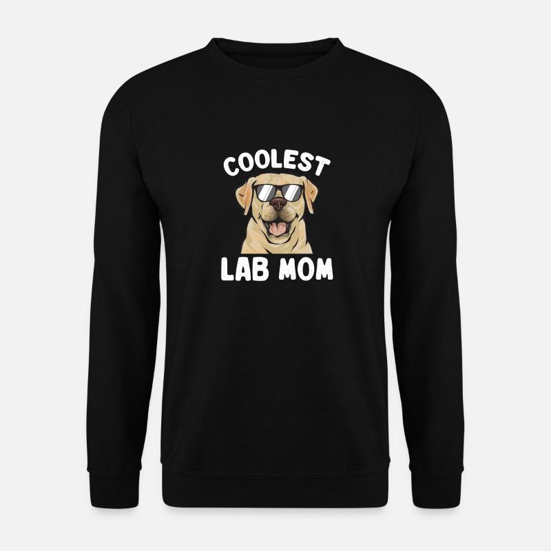 Yellow Labrador Retriever - Unisex Sweatshirt - black