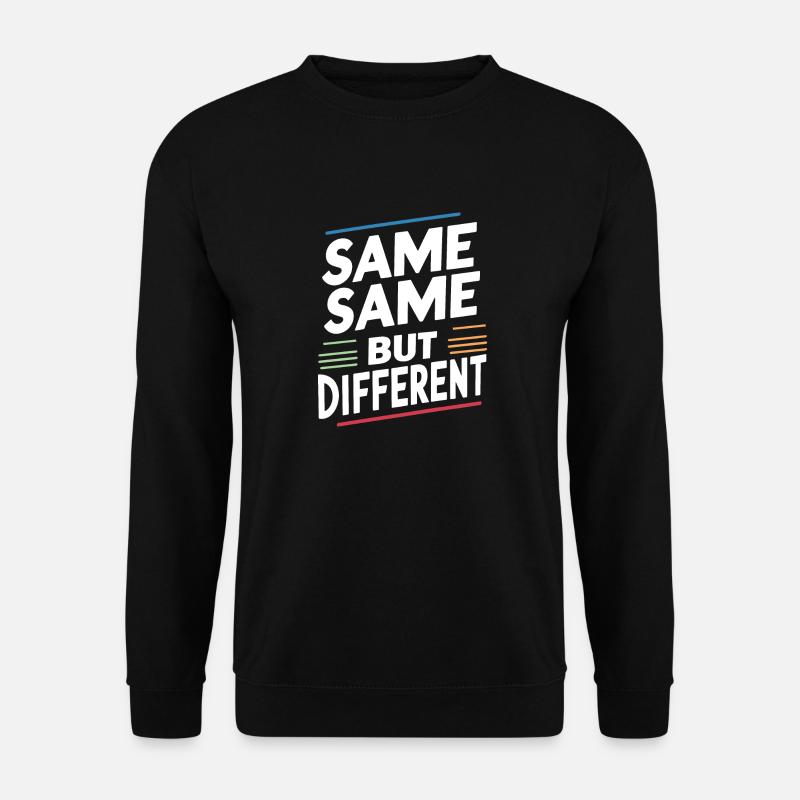 Same Same But different Thailand Traveller Rucksack - Unisex Pullover - Schwarz