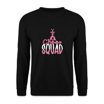 Cheer Squad Pom-pom girl Pom-pom girl - Sweat-shirt Unisexe - noir - Devant - Alina (178cm) & Michal (187cm)