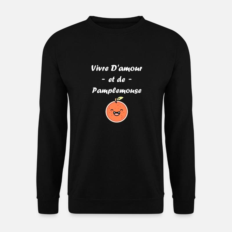 Humour Pamplemousse - Sweat-shirt Unisexe - noir