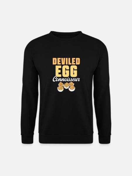 Stuffed Eggs Deviled Eggs - Unisex Sweatshirt - black