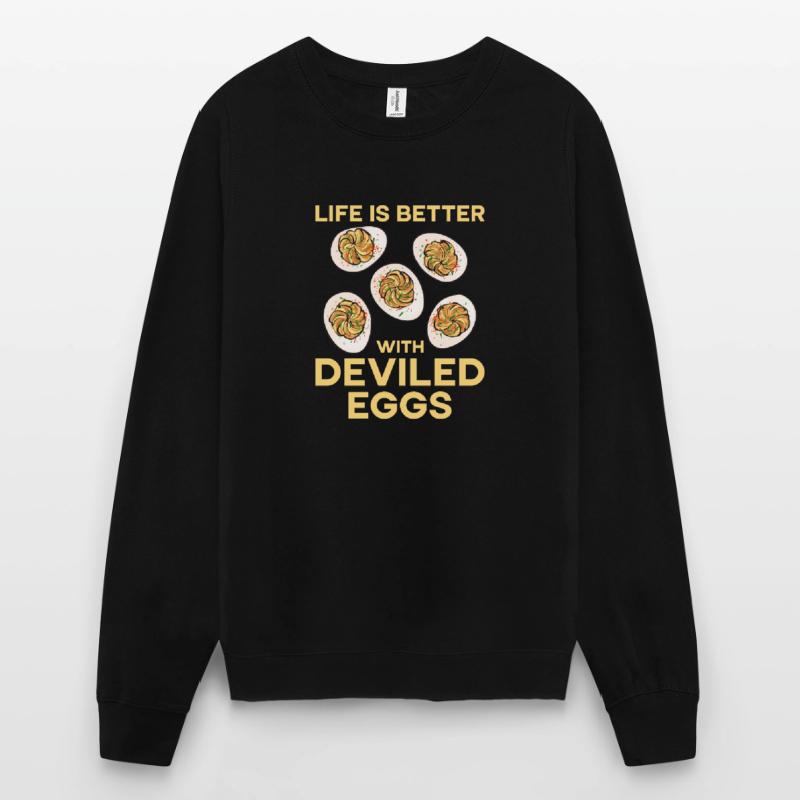 Gefüllte Eier Deviled Eggs Unisex Pullover