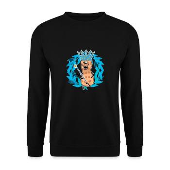 Cacahuètes Royales Cacahuètes Noix Prince Royal - Sweat-shirt Unisexe - noir - Devant - Alina (178cm) & Michal (187cm)