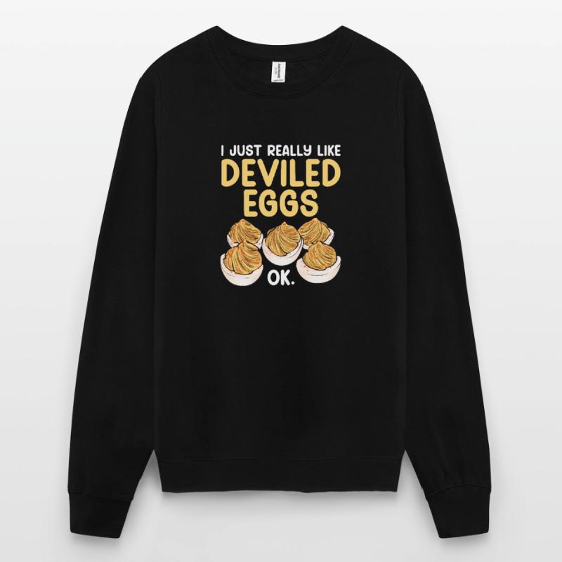 Gefüllte Eier Deviled Eggs Unisex Pullover