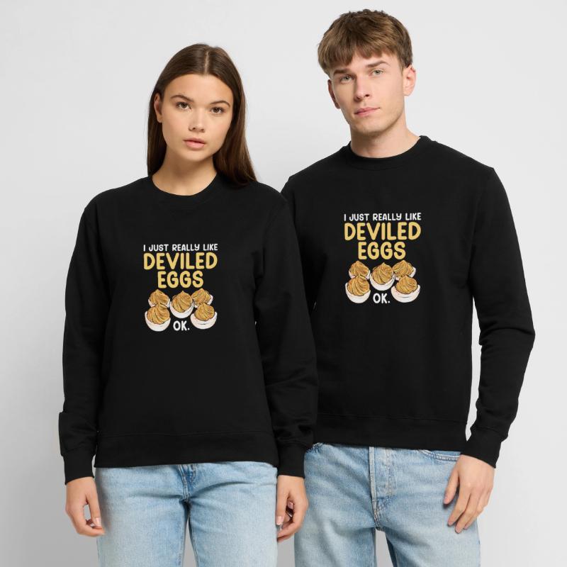 Gefüllte Eier Deviled Eggs Unisex Pullover