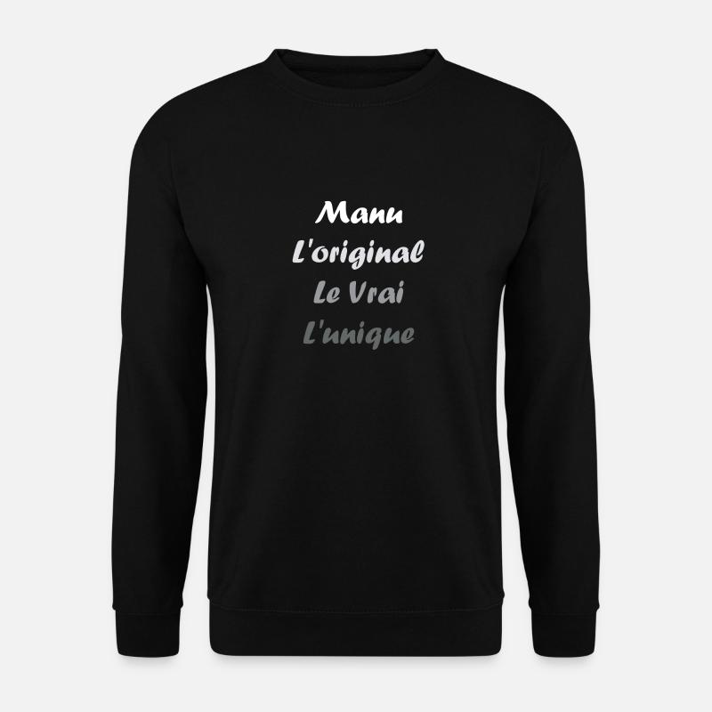 Manu - Sweat-shirt Unisexe - noir