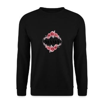 Beste Mama - Unisex Pullover - Schwarz - Vorne - Alina (178cm) & Michal (187cm)