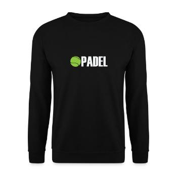 Padel Tennis Sports et Balle - Sweat-shirt Unisexe - noir - Devant - Alina (178cm) & Michal (187cm)