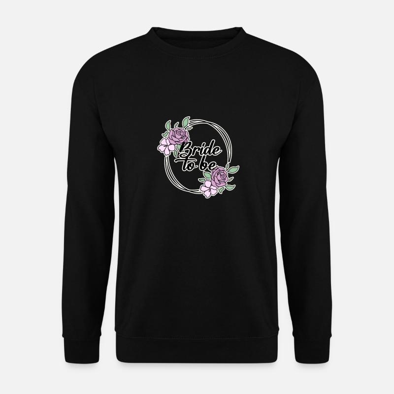 Robe de mariée - Sweat-shirt Unisexe - noir