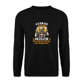 the ugly one marries bachelor party bachelor party - Unisex Sweatshirt - black - Front - Alina (178cm) & Michal (187cm)