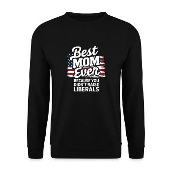 Konservativer Muttertag Beste Mama Republikanerin - Unisex Pullover - Schwarz - Vorne - Alina (178cm) & Michal (187cm)