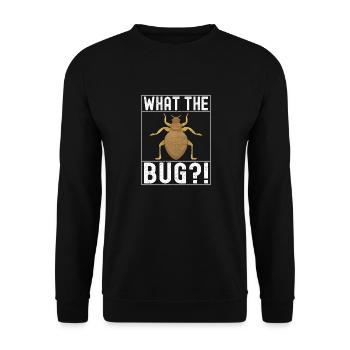 Pest Control Exterminator - Unisex Sweatshirt - black - Front - Alina (178cm) & Michal (187cm)