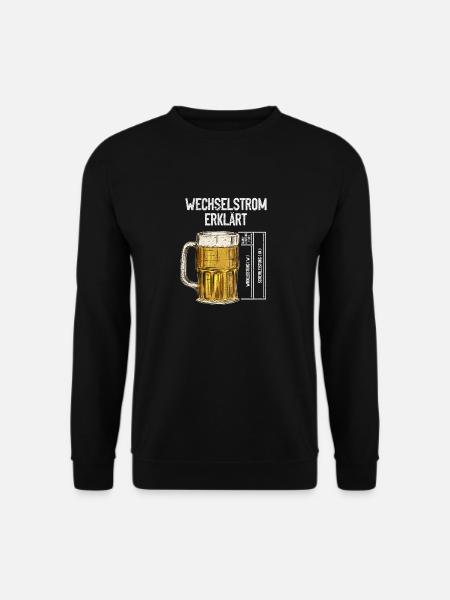 AC Explains Beer Electrician Technology - Unisex Sweatshirt - black